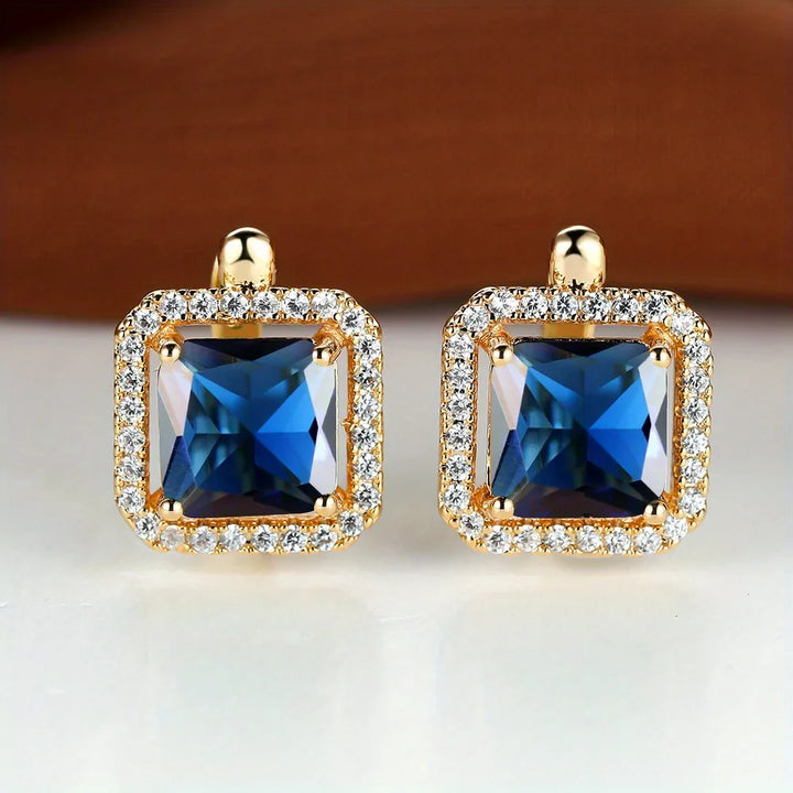Contour Halo Stud Earrings