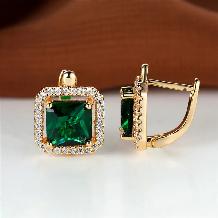 Contour Halo Stud Earrings