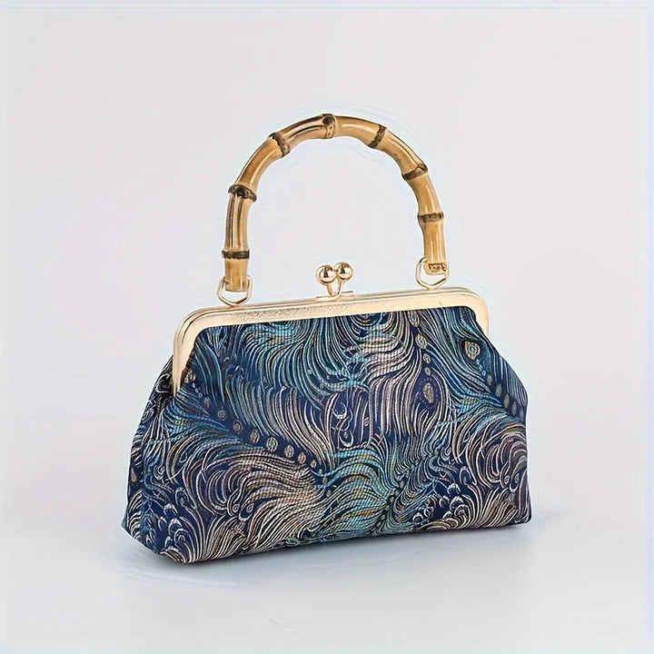Zaria Bamboo Handle Purse
