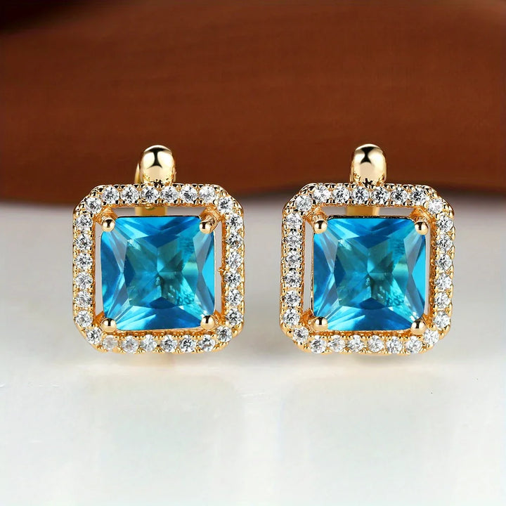 Contour Halo Stud Earrings