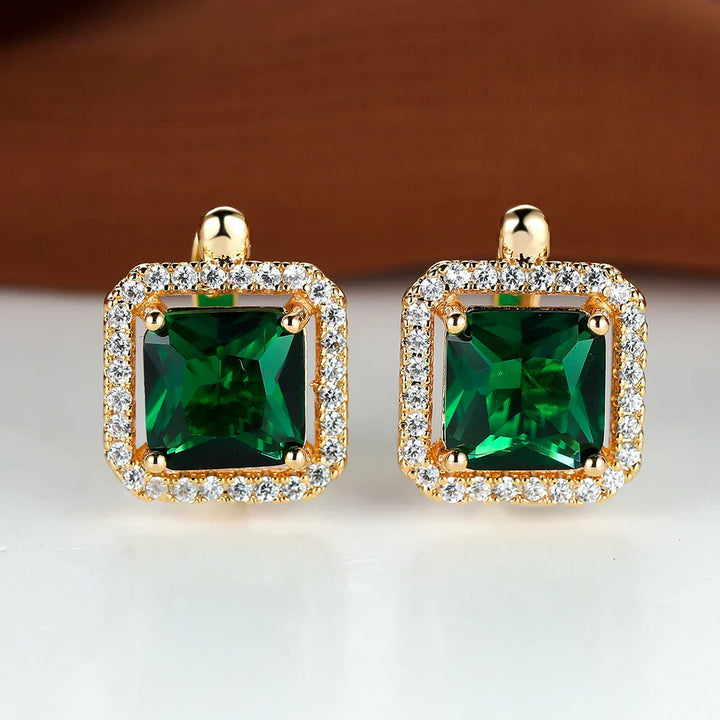 Contour Halo Stud Earrings