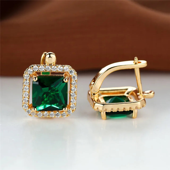 Contour Halo Stud Earrings