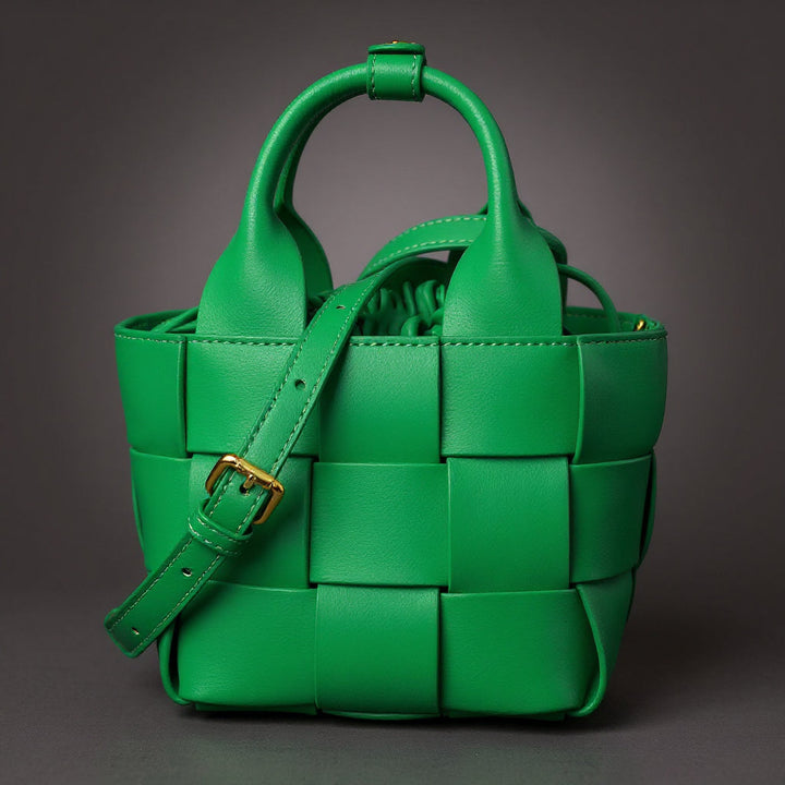 Wynn Woven Mini Basket Bag